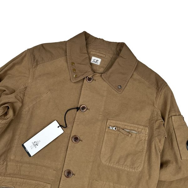 CP Company Bronze Mais B Lens View Multi Pocket Overshirt Jacket - Medium