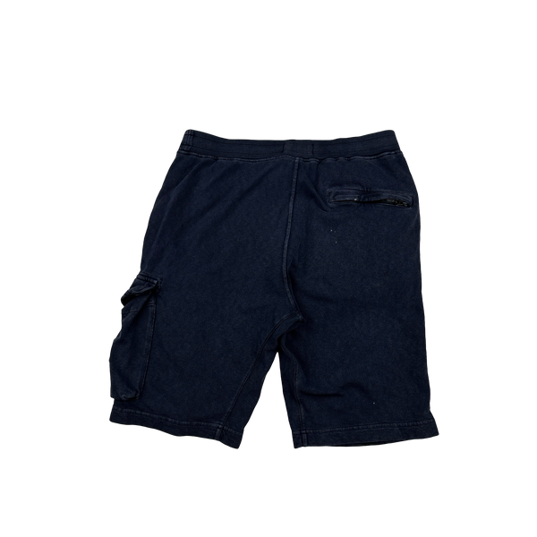 Stone Island 2019 Navy Cotton Shorts - Medium