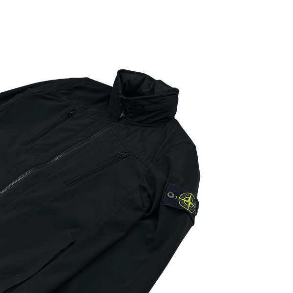 Stone Island Black Light Soft Shell R Jacket - Small