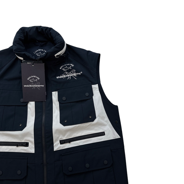 Paul & Shark Navy Mountaineering Gilet Jacket - Small & Medium