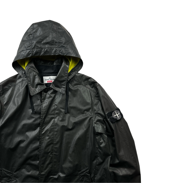 Supreme X Stone 2016 Island Heat Reactive Yellow/Brown Trench Coat - Medium