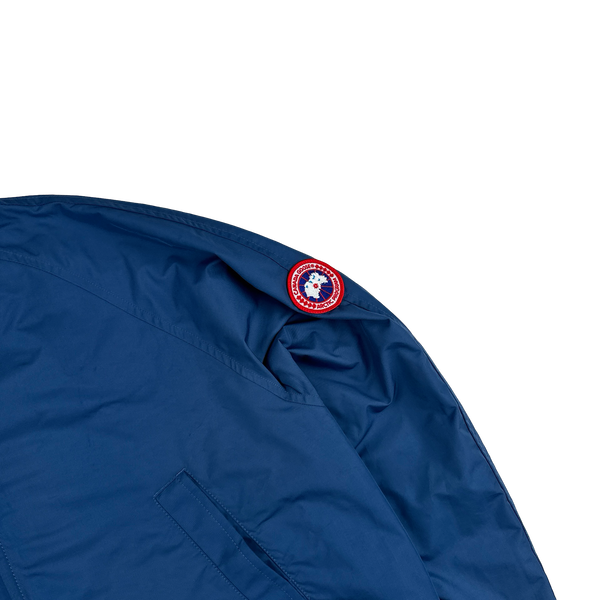 Canada Goose Blue Faber Bomber Jacket - Large