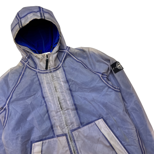 Stone Island Blue Poly Cover Jacket - XL
