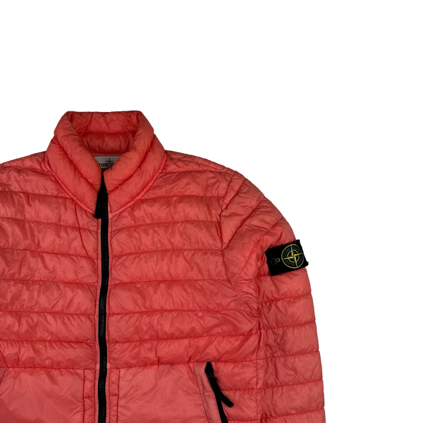 Stone Island 2017 Coral Micro Yarn Down Jacket - Medium