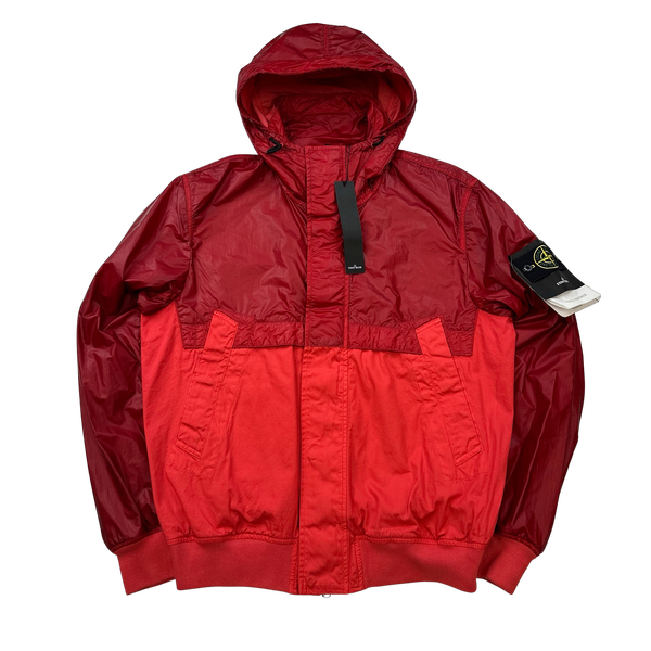 Stone Island Red Glass Bativia Jacket Large Mat s Island