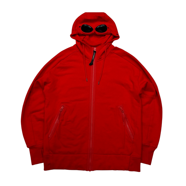 Red cp company on sale hoodie