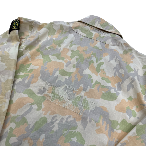 Supreme X Stone Island Reactive Ice Camo Ripstop Jacket - Medium