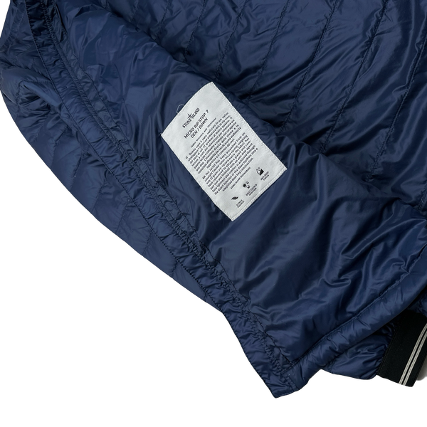 Strone Island 2015 Blue Micro Rip Stop 7 Den/Down Jacket - XXL