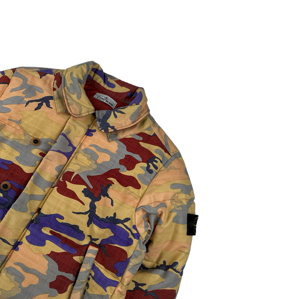 Stone Island 2022 Heritage Camo Down Filled Puffer Jacket - Medium