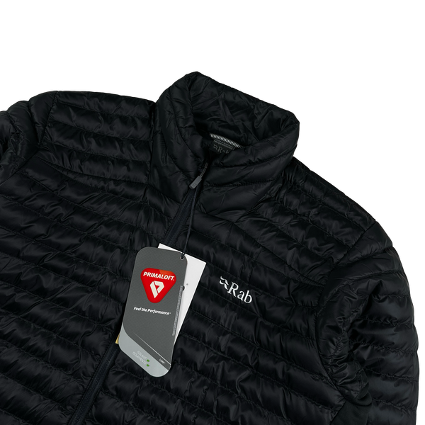 RAB Black Cirrus Flex Zipped Lightweight Jacket - Medium
