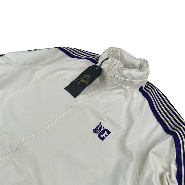 Needles X DC White/Purple Butterfly Nylon Jacket - Medium