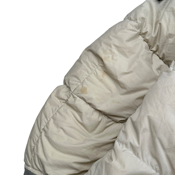 Stone Island 2016 Cream Organic Feel Tela Down Jacket - Large