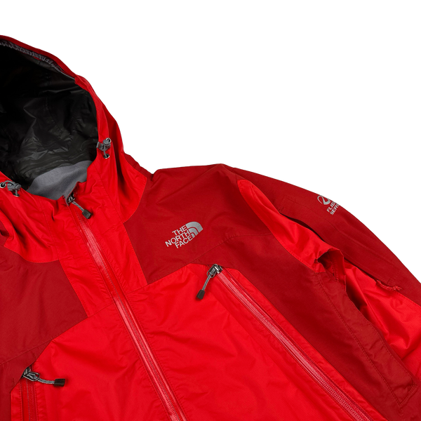 North Face Red Gore-Tex Paclite Flight Series Jacket - Medium