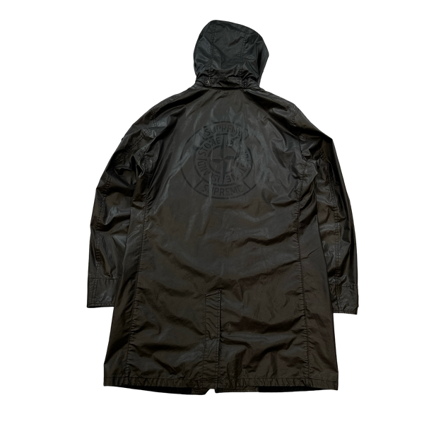 Supreme X Stone 2016 Island Heat Reactive Yellow/Brown Trench Coat - Medium