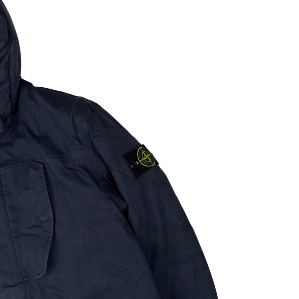 Stone Island 2013 Navy Primaloft 3L Performance Cotton Primaloft Jacket - Small