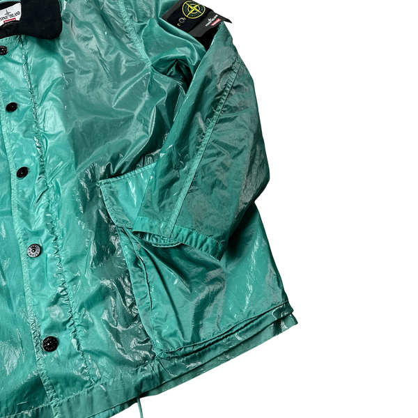 Stone Island x Supreme Teal New Silk Dutch Rope Jacket - Large
