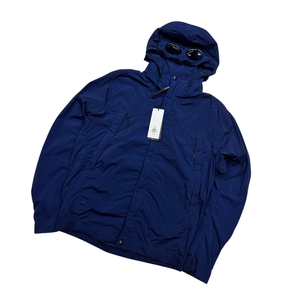 CP Company Blue Stretch Nycra Goggle Jacket - XL