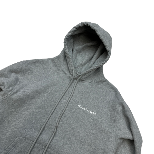 Places+Faces Light Grey Hoodie - Medium