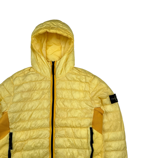 Stone Island 2018 Yellow Down Filled Puffer Jacket - XL