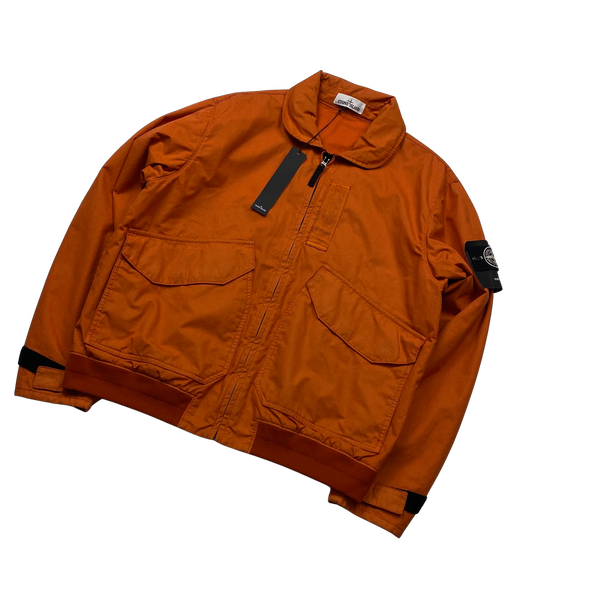 Stone Island 2019 Reflective Weave Bomber Jacket - XL