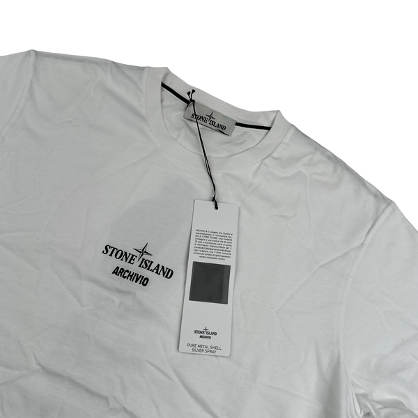 Stone Island 2015 Pure Metal Archivo Short Sleeve T Shirt - Large
