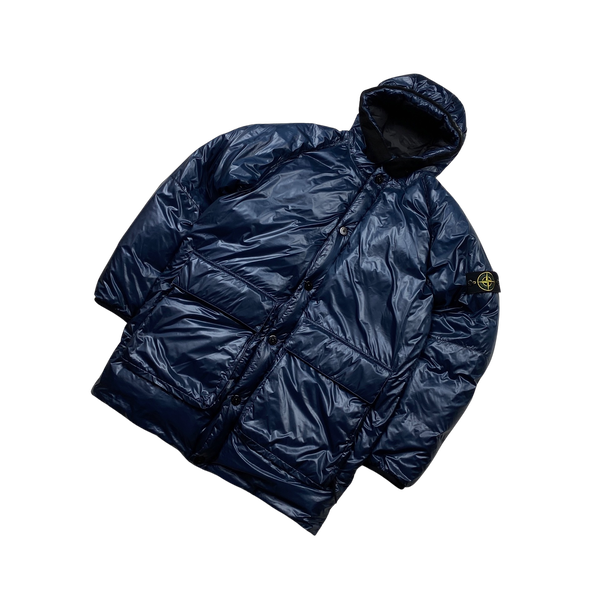 Stone Island Pertex Quantum Y Down Long Puffer - Large