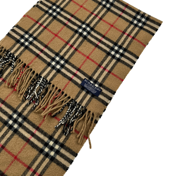 Burberry Lambs Wool Scarf