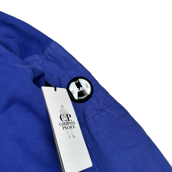 CP Company x Palace Blue Spellout Lens Viewer Hoodie - Large