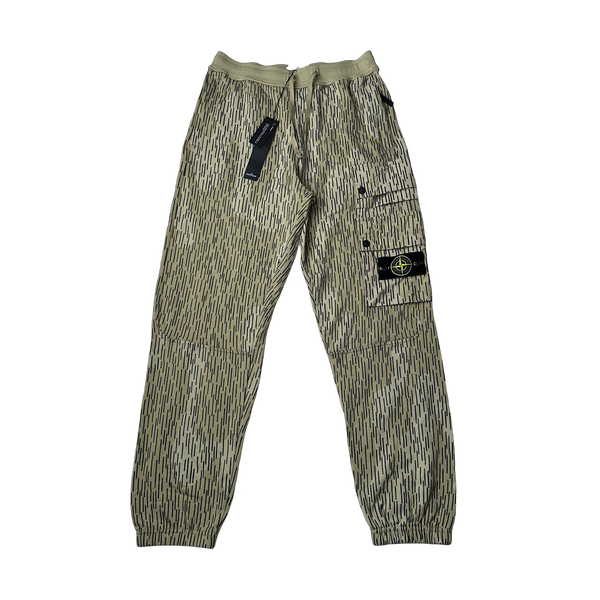 Stone Island 2021 Reflective Rain Camo Cargo Joggers - Small, XL