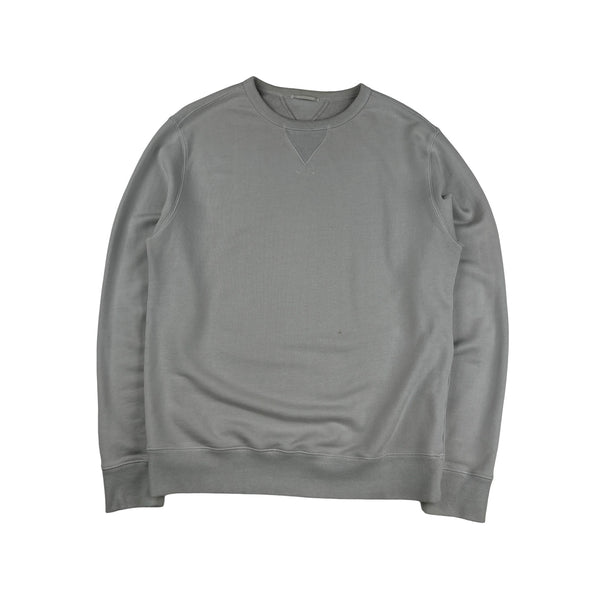 Ten C Grey Crewneck Jumper - Medium
