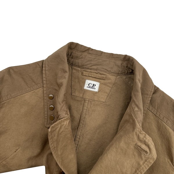 CP Company Bronze Mais B Lens View Multi Pocket Overshirt Jacket - Medium