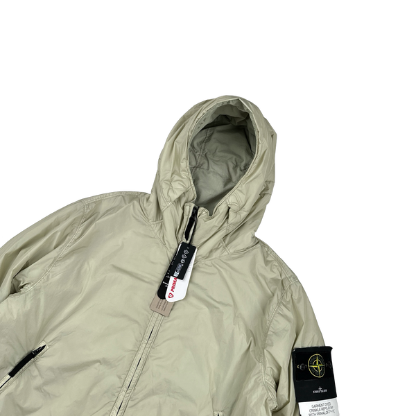 Stone Island 2024 Tan Crinkle R-NY Primaloft Jacket - Large