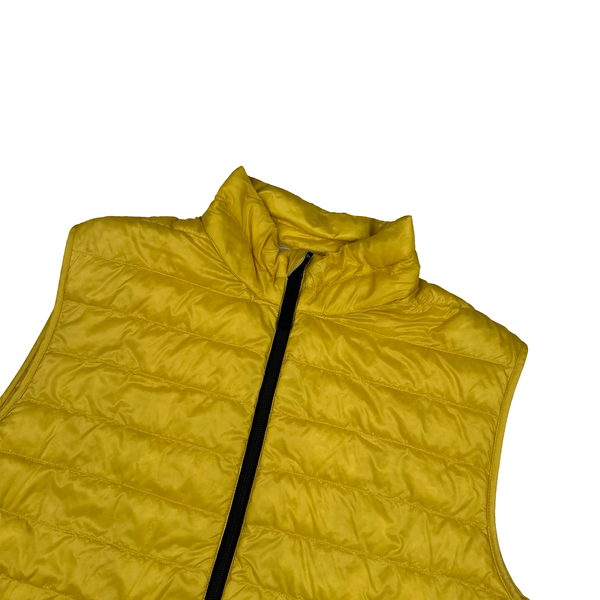 Stone Island 2013 Yellow Micro Yarn Down Packable Gilet - Large