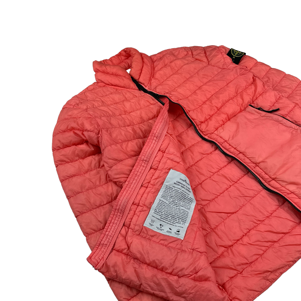 Stone Island 2017 Coral Micro Yarn Down Jacket - Medium