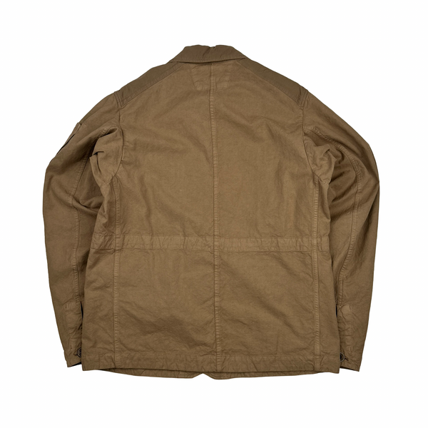 CP Company Bronze Mais B Lens View Multi Pocket Overshirt Jacket - Medium