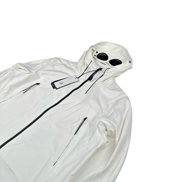 CP Company White Goggle Soft Shell Jacket - XS, 3XL