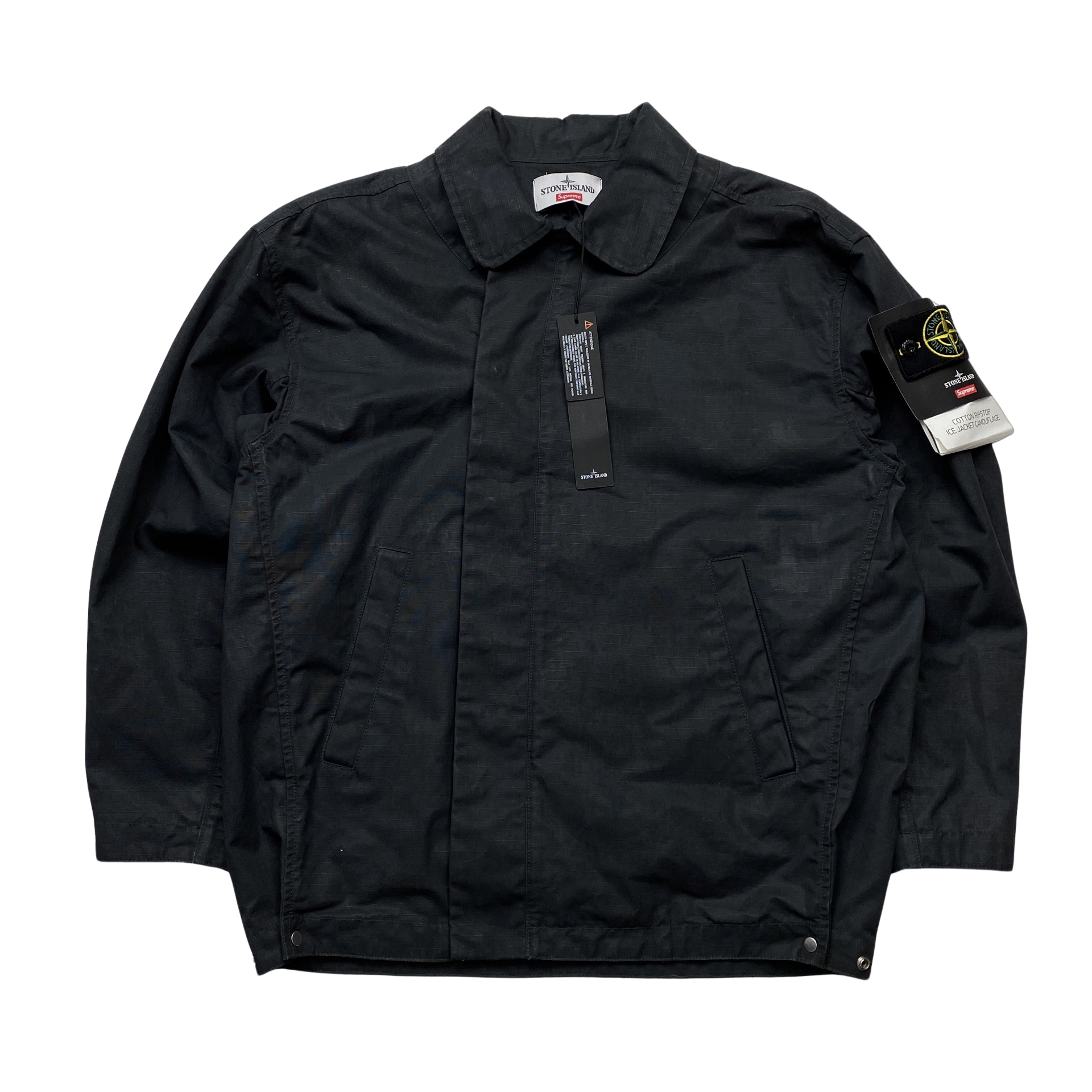 Supreme x stone island camo jacket hotsell