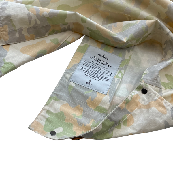 Supreme X Stone Island Reactive Ice Camo Ripstop Jacket - Medium