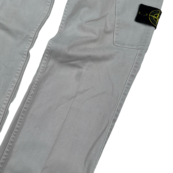 Stone Island 2017 Tan Slim Fit Cargo Trousers - Small