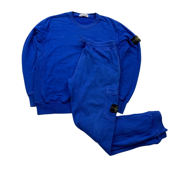 Stone Island 2016 Royal Blue Tracksuit Set - Large