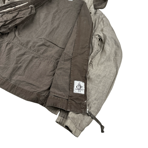 CP Company 2004 Vintage Lino Flax Goggle Jacket - Medium