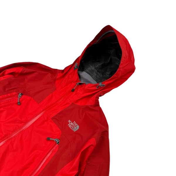 North Face Red Gore-Tex Paclite Flight Series Jacket - Medium