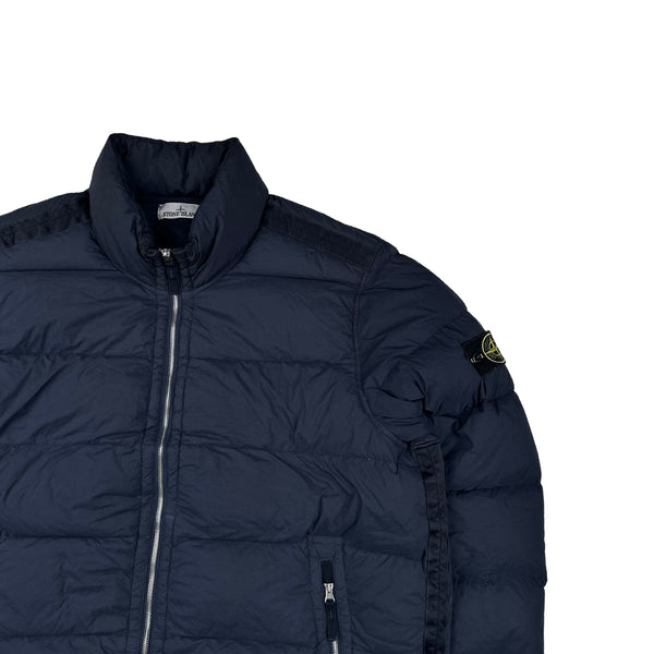 Stone Island 2023 Navy Seamless Tunnel Nylon Down TC Jacket - 3XL