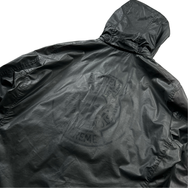 Supreme X Stone 2016 Island Heat Reactive Yellow/Brown Trench Coat - Medium