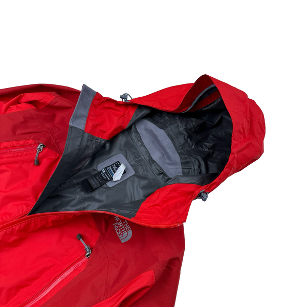 North Face Red Gore-Tex Paclite Flight Series Jacket - Medium