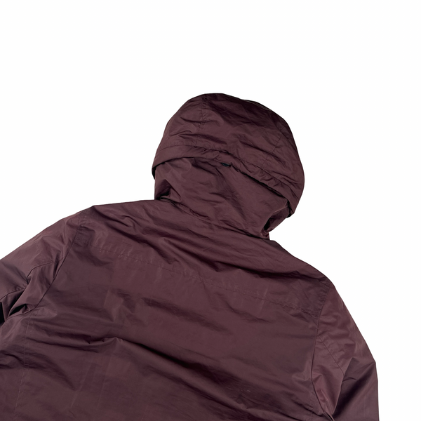 CP Company Burgundy Micro M Down Filled Jacket Medium Mat s Island