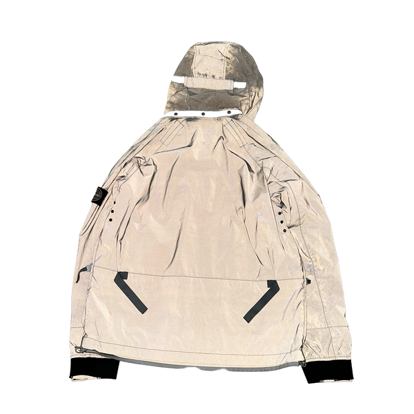 Stone Island 2011 Rare Archive Silver Reflective Jacket - Large