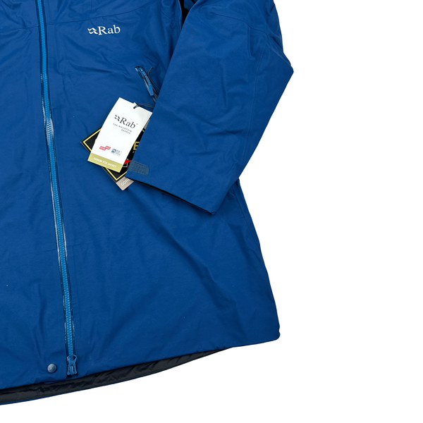 RAB Blue Zipped Kangri Goretex Jacket - Medium - Large