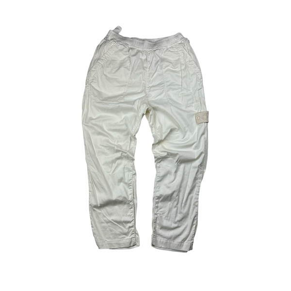 Stone Island 2022 White Ghost Cargo RE T Trousers - Small