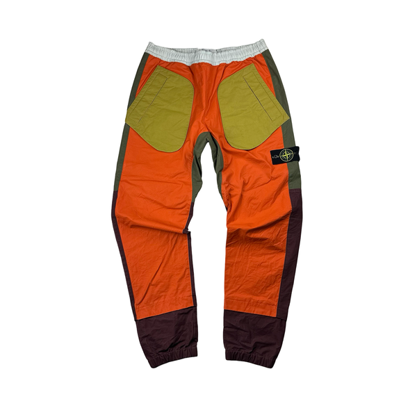 Stone Island Bicolour 2019 Tela Placcata Trousers Medium